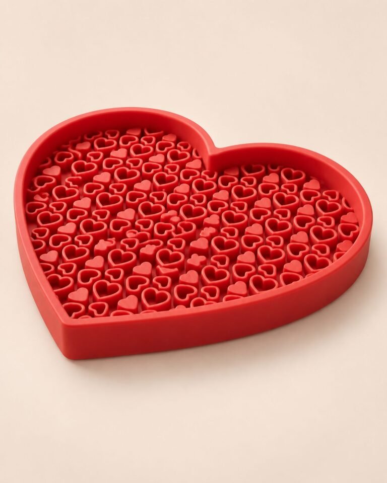 Heart Brush Cleaning Mat