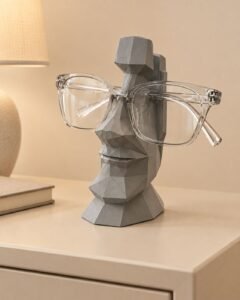 Moai Glasses Stand view 2