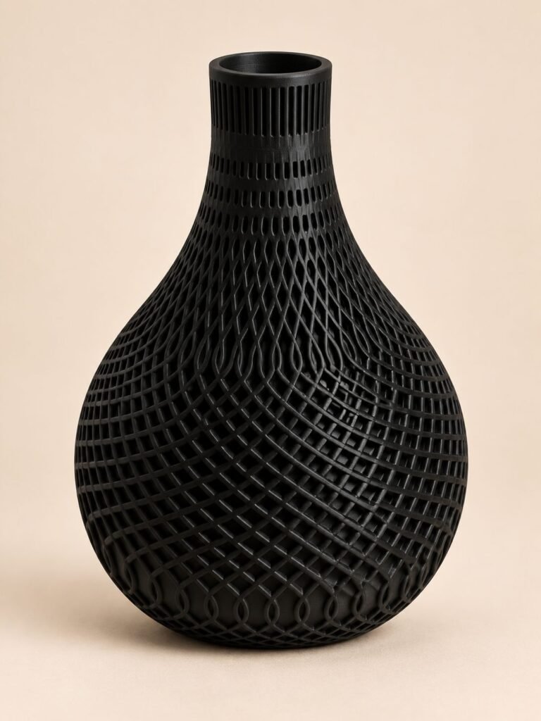 Swirl Mesh Vase