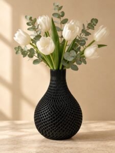 Swirl Mesh Vase view 2