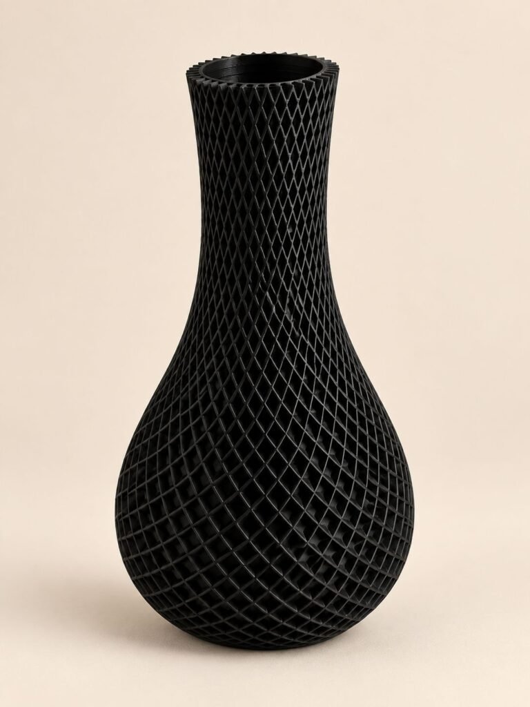 Diamond Mesh Vase