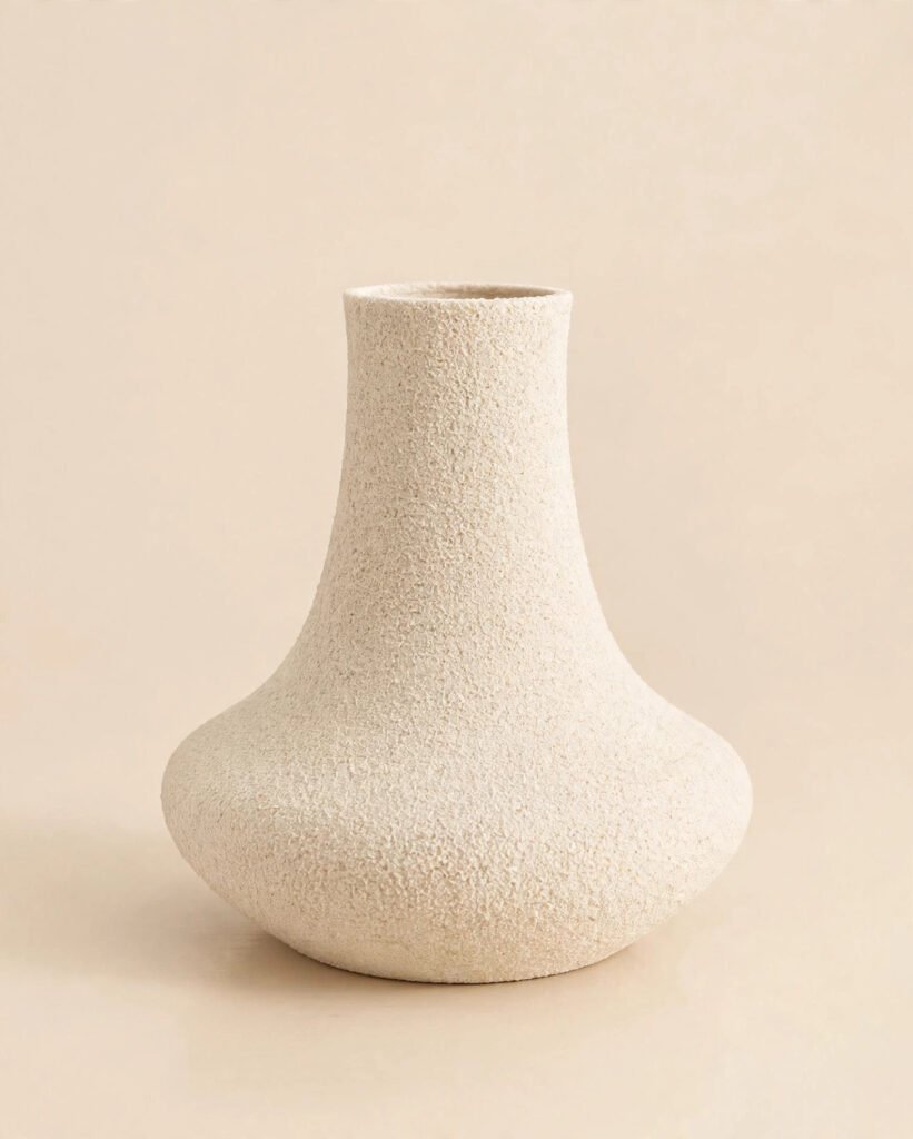 Textured Flared Vase