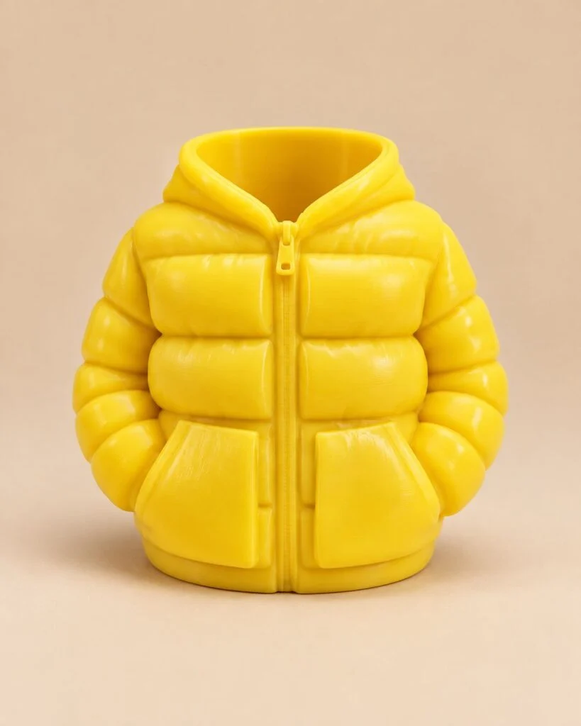 Puffer Jacket Pen Holder